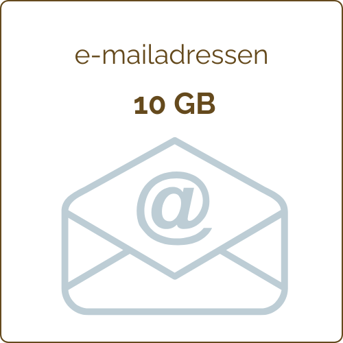 E-mailadressen 10 GB