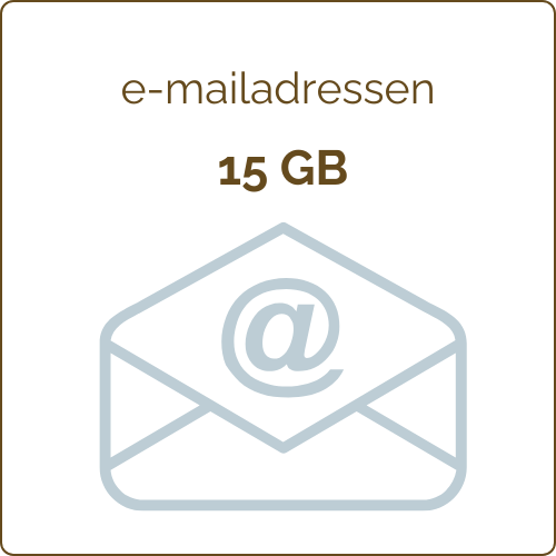 E-mailadressen 15 GB